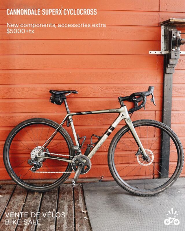 It’s the last chance for our annual end-of-season bike sale! Head over to our shop this weekend for a great selection of quality new and used bikes! We have a variety of traditional and e-bikes, available in multiple sizes, featuring brands like Cannondale, Electra, Charge and more, from $400+tx and up to $5000 for high-end performance models. Find unbeatable deals on Cannondale Treadwell, Quick and Adventure models, all like new. Don’t miss this final chance to get the best bikes, at the best prices, while models last. New and used accessories are available, too. After Thanksgiving Monday you can call or email: info@mabicyclette.ca or 514-998-6252